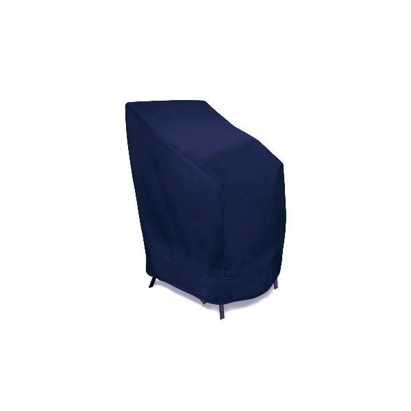 Eevelle MERIDIAN Series, Stacking Chair Cover - Navy, 28L x 47W x 36H MDCHRSTK_28W_36D_47H-NVY - main